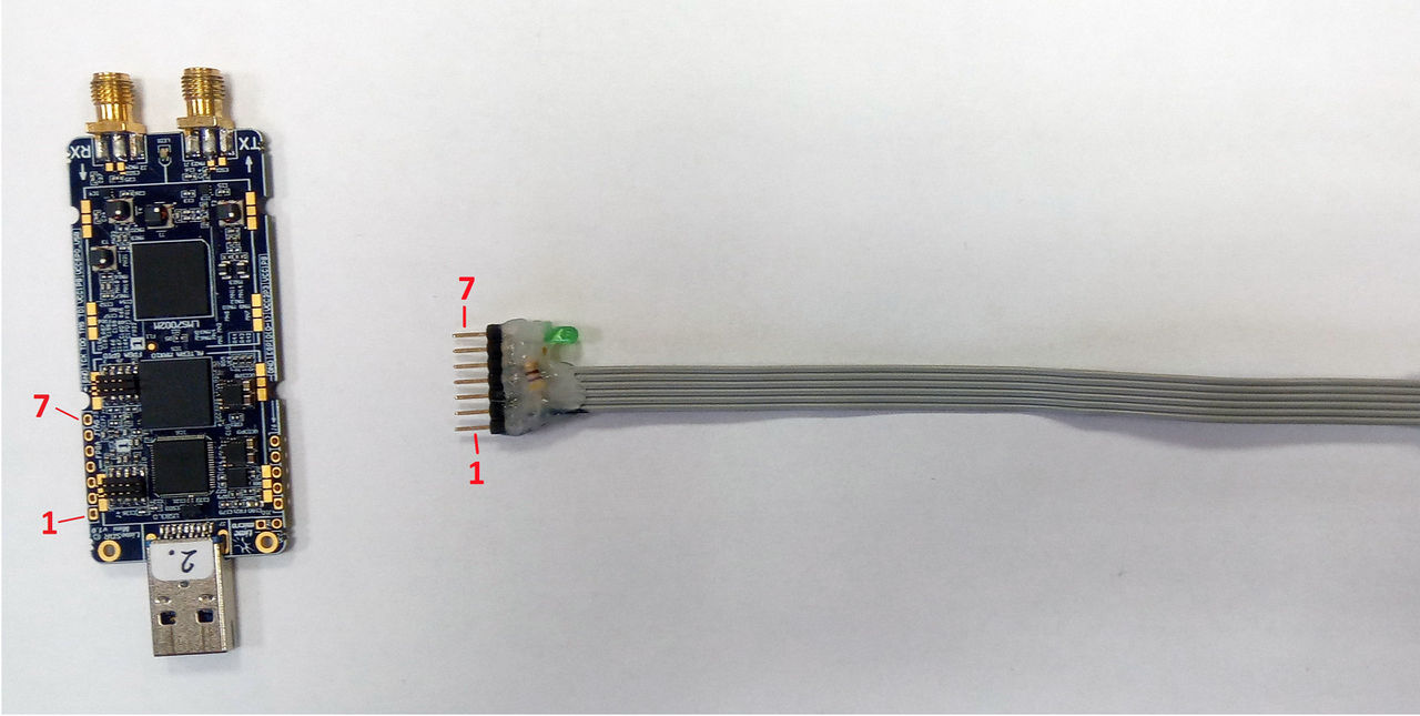 LimeSDRMini JTAG cable adapter MyriadRF Wiki