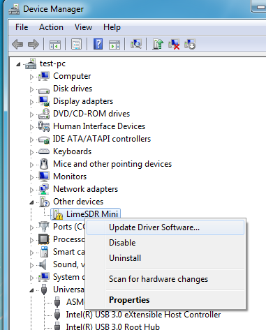 File:LimeSDR-Mini drivers device manager update.png
